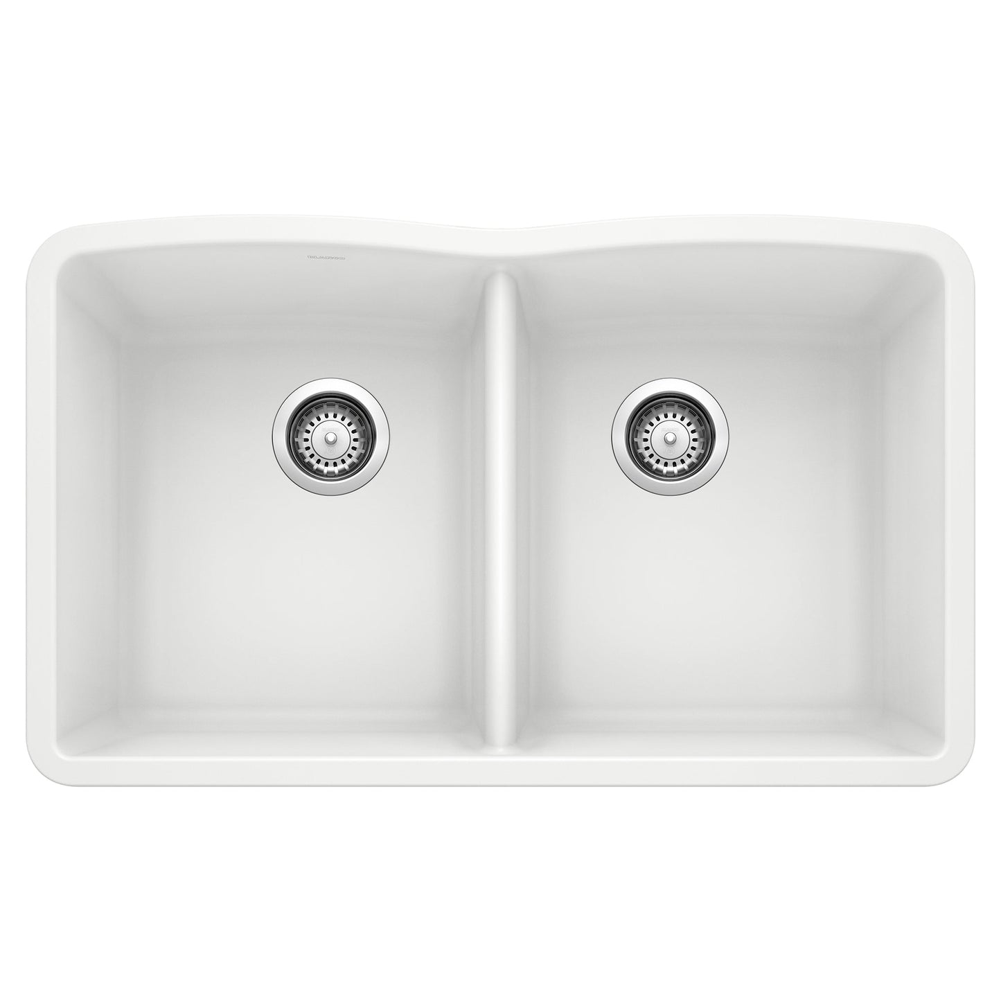 BLANCO 440185 Diamond Equal Double Bowl Kitchen Sink - White