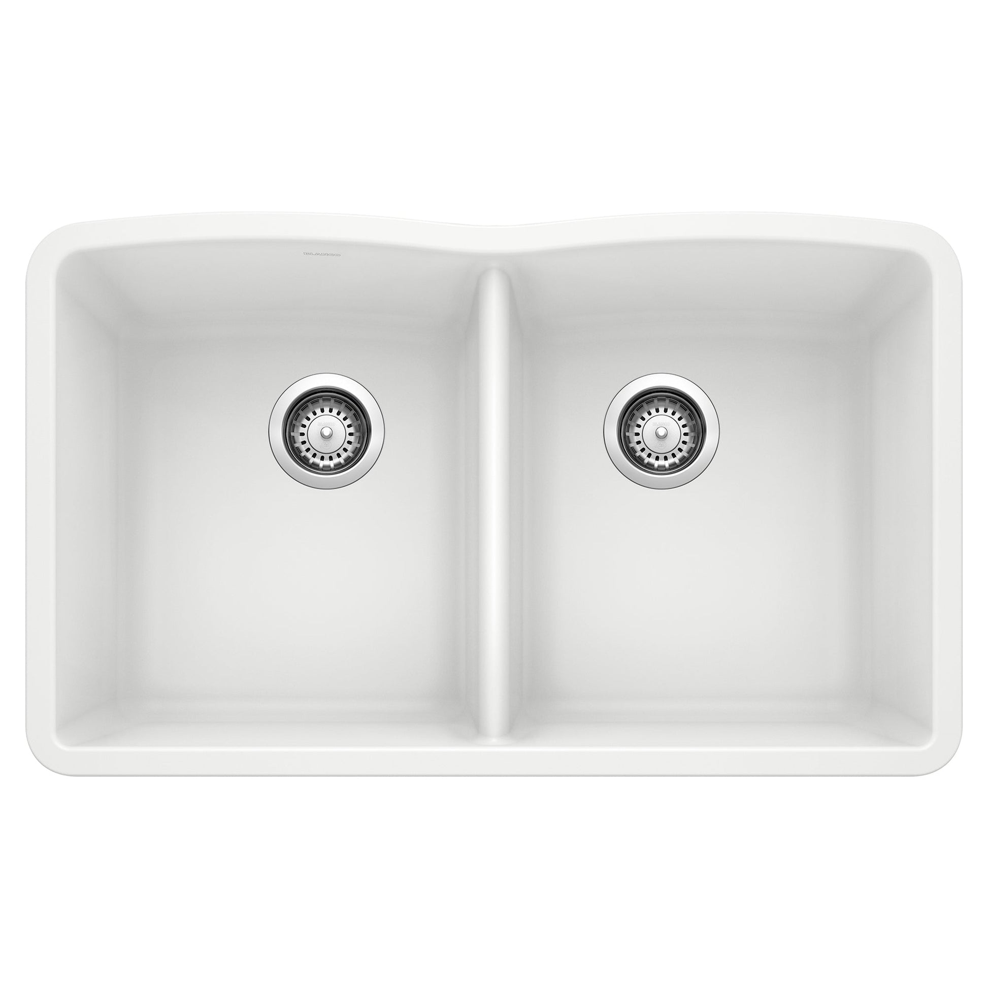 BLANCO 440185 Diamond Equal Double Bowl Kitchen Sink - White
