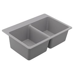 Moen GGR3028 Granite Granite Double Bowl Dual Mount Sink