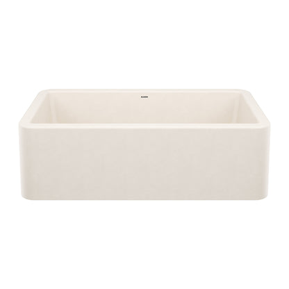 BLANCO 443077 Ikon 33" Apron Single Bowl Farmhouse Sink - Soft White
