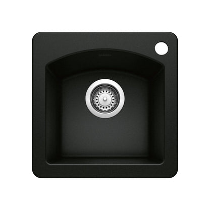BLANCO 442915 Diamond Dual Mount Bar Sink - Coal Black