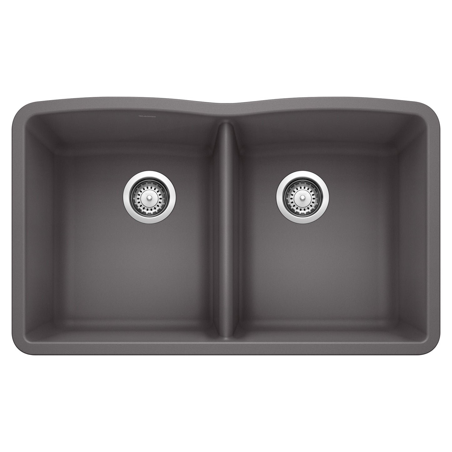 BLANCO 441470 Diamond Equal Double Bowl Kitchen Sink - Cinder