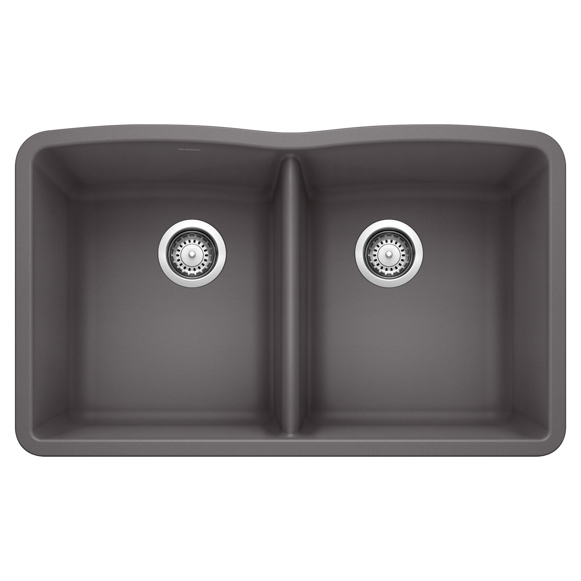 BLANCO 441470 Diamond Equal Double Bowl Kitchen Sink - Cinder