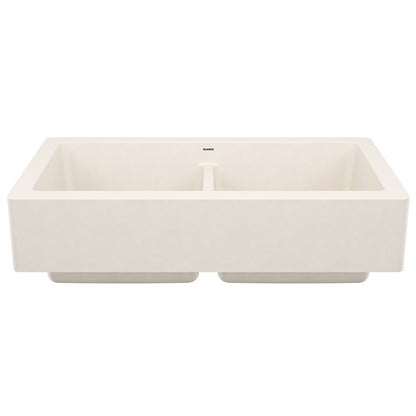 BLANCO 527409 Vintera 33" Equal Double Apron Farmhouse Sink - Soft White