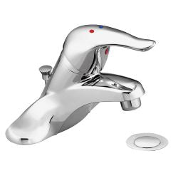 Moen L4635 Chateau One Handle Low Arc Bathroom Faucet Metal in Chrome