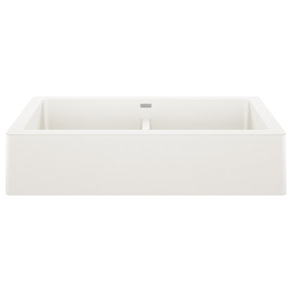 BLANCO 526550 Vintera 33" Equal Double Apron Farmhouse Sink - White