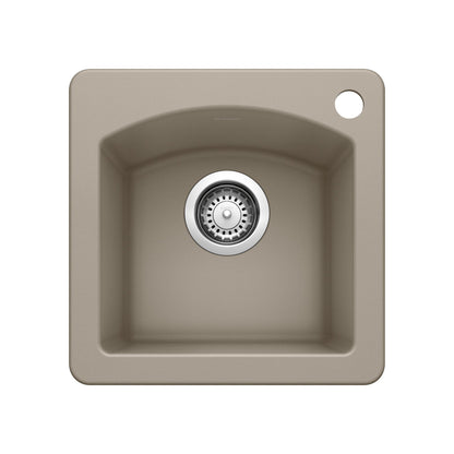 BLANCO 441295 Diamond Dual Mount Bar Sink - Truffle