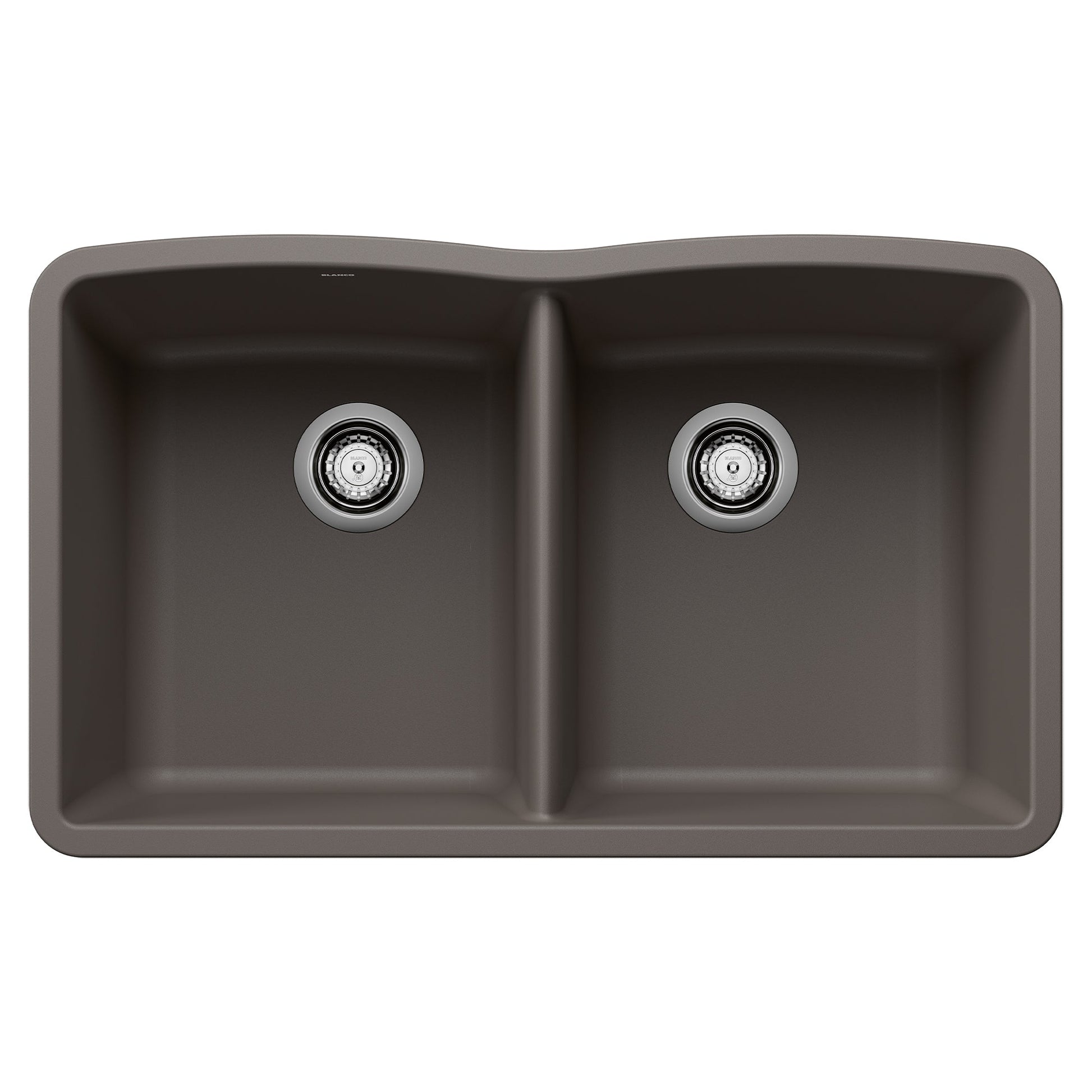 BLANCO 443105 Diamond Equal Double Bowl Kitchen Sink - Volcano Gray
