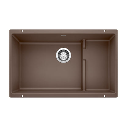 BLANCO 519457 Precis Cascade Super Single Kitchen Sink with Colander - Café