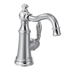 Moen S62101 Weymouth One Handle High Arc Bar Faucet in Chrome