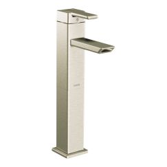 Moen S6711 90 Degree One Handle vessel Bathroom Faucet in Brushed Nickel