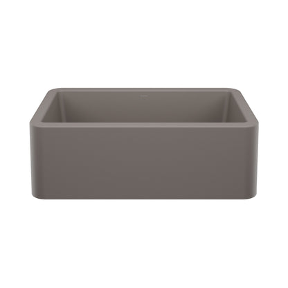 BLANCO 443113 Ikon 30" Apron Single Bowl Farmhouse Sink - Volcano Gray