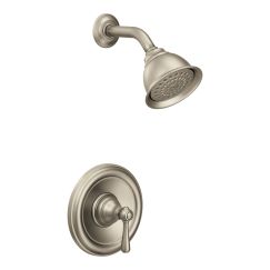 Moen T2112 Kingsley Collection Single Handle Posi-Temp Pressure Balanced Shower Trim in Brushed Nickel
