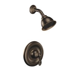 Moen T2122 Traditional Single Handle Pressure Balanced Shower Trim in Mediterranean Bronze