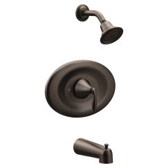 Moen T2137EP Eva Posi-Temp Pressure Balanced Tub and Shower Trim with 1.75 GPM in Oil Rubbed Bronze