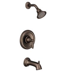 Moen T2153EPO Brantford Posi-Temp Pressure Balanced Tub and Shower Trim with 1.75 GPM in Oil Rubbed Bronze