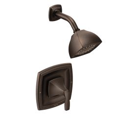 Moen T2692 Voss Single Handle Posi-Temp Pressure Balanced Shower Trim with Shower Head in Oil Rubbed Bronze