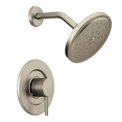 Moen T3292 Align Single Handle 1-Spray Moentrol Shower Faucet Trim Kit with Valve in Brushed Nickel