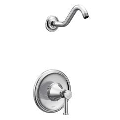 Moen T3312 Belfield Shower Trim Package with Moentrol Pressure Balancing Valve Technology - Less Shower Head in Chrome