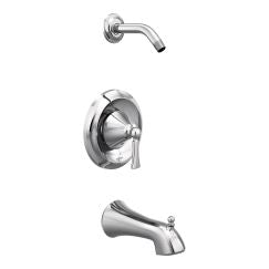 Moen T4503NH Wynford Single Handle Posi-Temp Pressure Balanced Tub and Shower Trim with Shower Arm Only (Less Valve) in Chrome