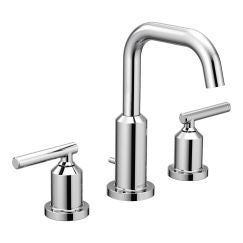 Moen T6142 Glyde Widespread Bathroom Faucet - Pop-Up Drain Included in Chrome