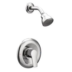 Moen T62802EP Method Posi-Temp Pressure Balanced Shower Trim with Shower Head in Chrome
