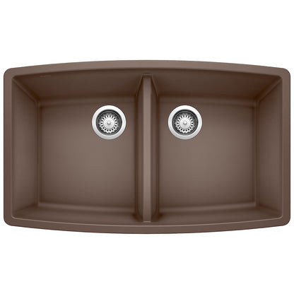 BLANCO 440068 Performa Equal Double Bowl Kitchen Sink - Café