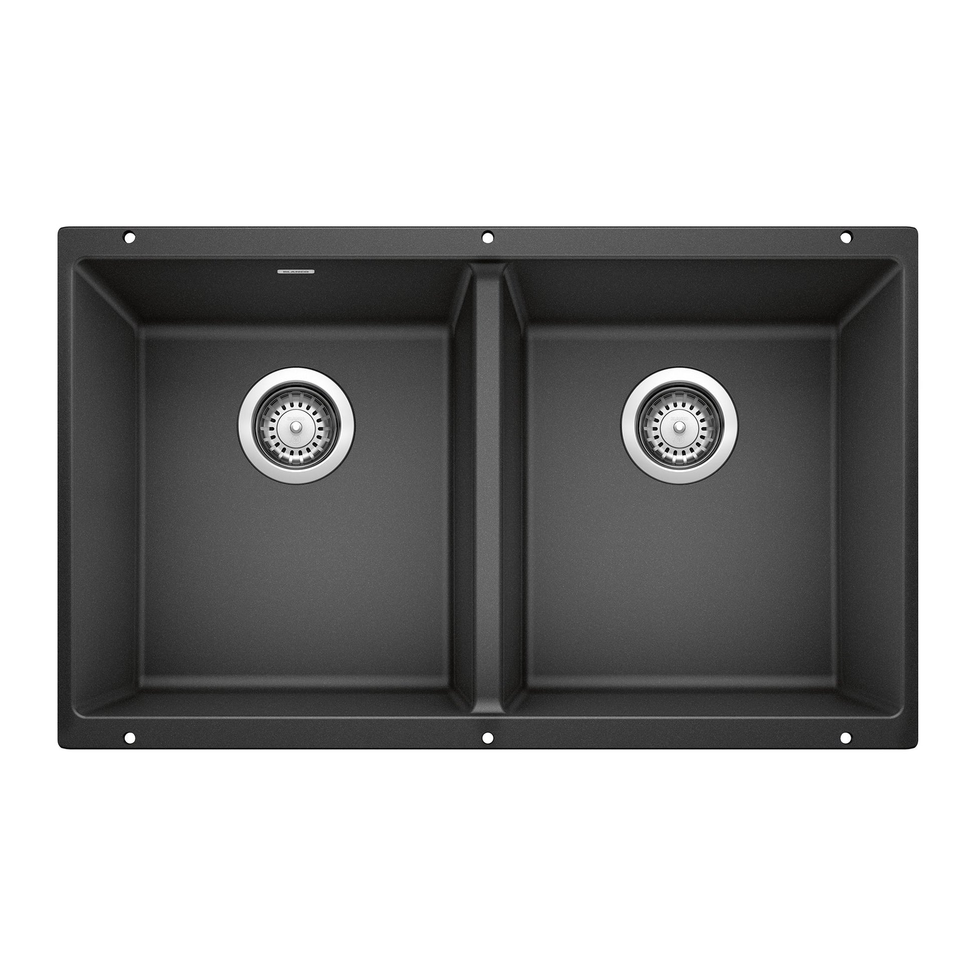 BLANCO 516322 Precis Equal Double Bowl Kitchen Sink - Anthracite