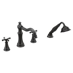 Moen TS21102 Two-Handle Roman Tub Faucet Includes Hand Shower