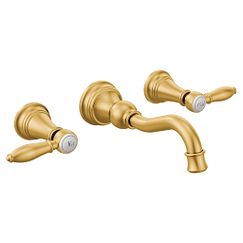 Moen TS42106 Two-Handle Wall Mount Bathroom Faucet