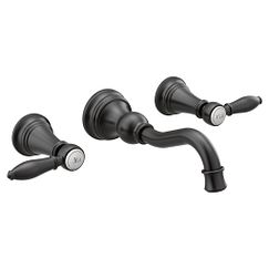 Moen TS42106 Two-Handle Wall Mount Bathroom Faucet