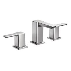 Moen TS6720 90 Degree Two Handle Low Arc Bathroom Faucet in Chrome