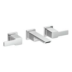 Moen TS6730 90 Degree Two Handle Wall Mount Bathroom Faucet in Chrome