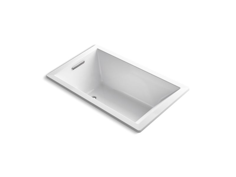KOHLER K-1849-VBW Underscore 60" x 36" drop-in VibrAcoustic bath with Bask heated surface