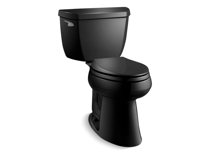 KOHLER 3713 Highline Classic Two-piece elongated 1.28 gpf chair height toilet with 10" rough-in