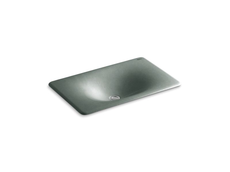 KOHLER K-2826-FT Iron/Tones 24-3/4" x 15-5/8" x 5-7/8" Drop-in/undermount bathroom sink