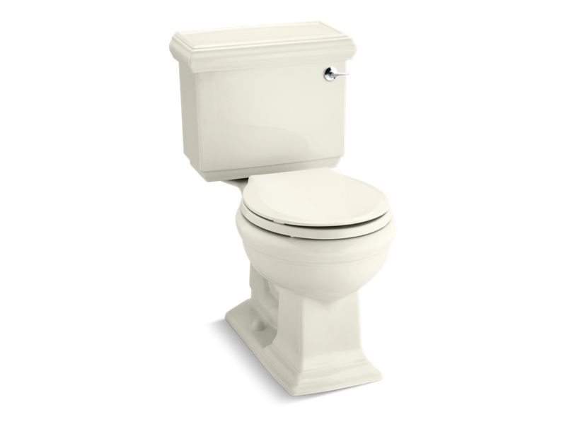 KOHLER 3986-RA-96 Memoirs Classic Comfort Height Two-Piece Round-Front 1.28 Gpf Chair Height Toilet With Right-Hand Trip Lever in Biscuit