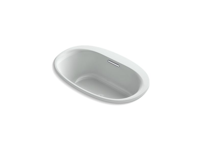 KOHLER K-5714-GHVB Underscore 59-11/16" x 35-5/8" Heated BubbleMassage air bath with VibrAcoustic