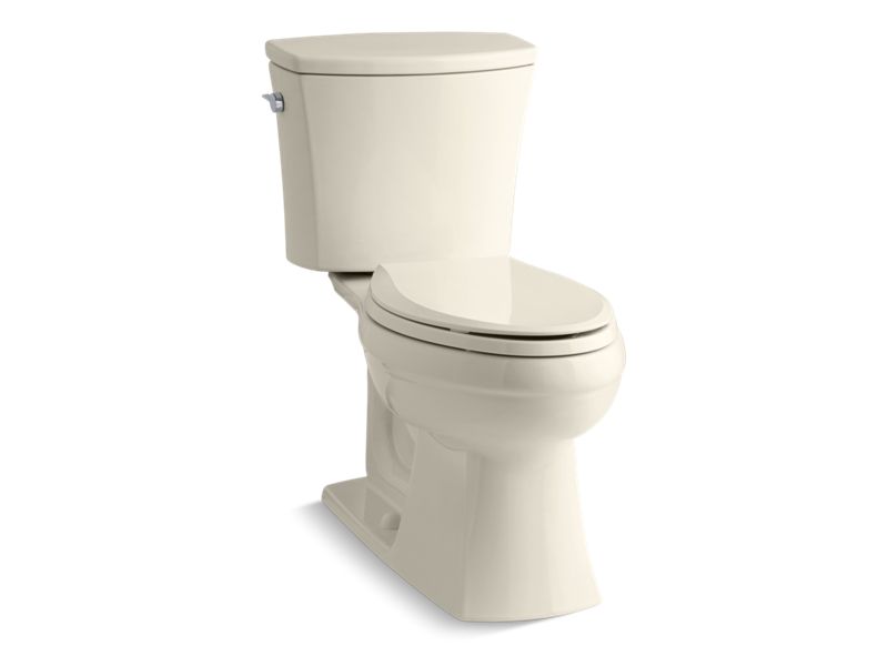 KOHLER K-3755 Kelston Comfort Height Two-piece elongated 1.28 gpf chair height toilet