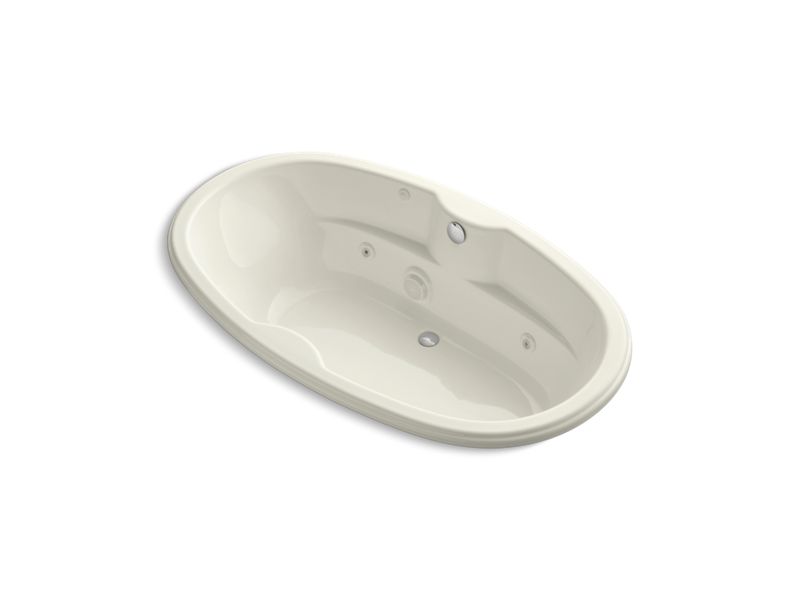 KOHLER K-1148-HH-96 7242 72" x 42" oval drop-in whirlpool with custom pump location and heater