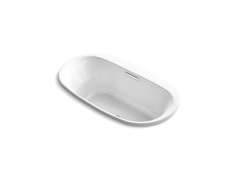 KOHLER K-5716-GHVB Underscore 65-1/2" x 35-5/8" Heated BubbleMassage air bath withVibrAcoustic
