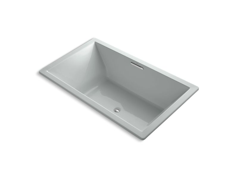 KOHLER K-1174-VBW Underscore 72" x 42" drop-in VibrAcoustic bath with Bask heated surface and center drain