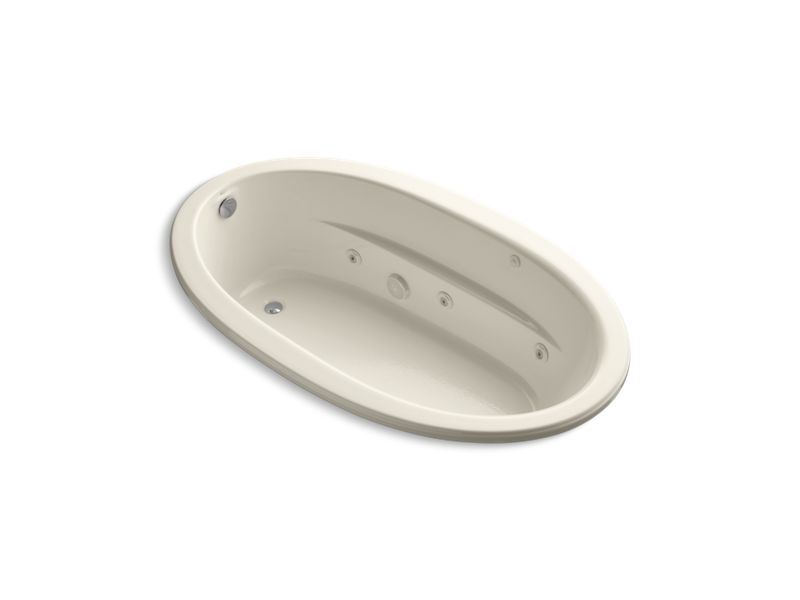 KOHLER K-1164-S1H-47 Sunward 72" x 42" drop-in whirlpool with heater
