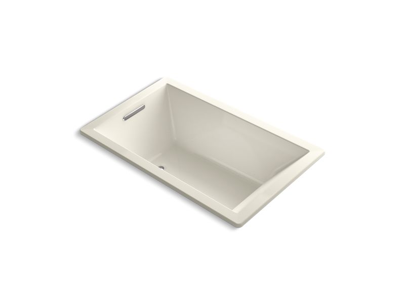 KOHLER K-1849-GVB-96 Underscore Rectangle 60" x 36" drop-in VibrAcoustic + BubbleMassage(TM) Air Bath