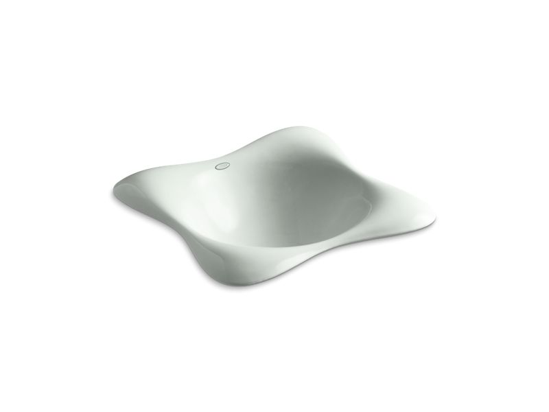 KOHLER K-2815-P5-FF Dolce Vita vessel, drop-in or wall-mount bathroom sink with Iron Black underside
