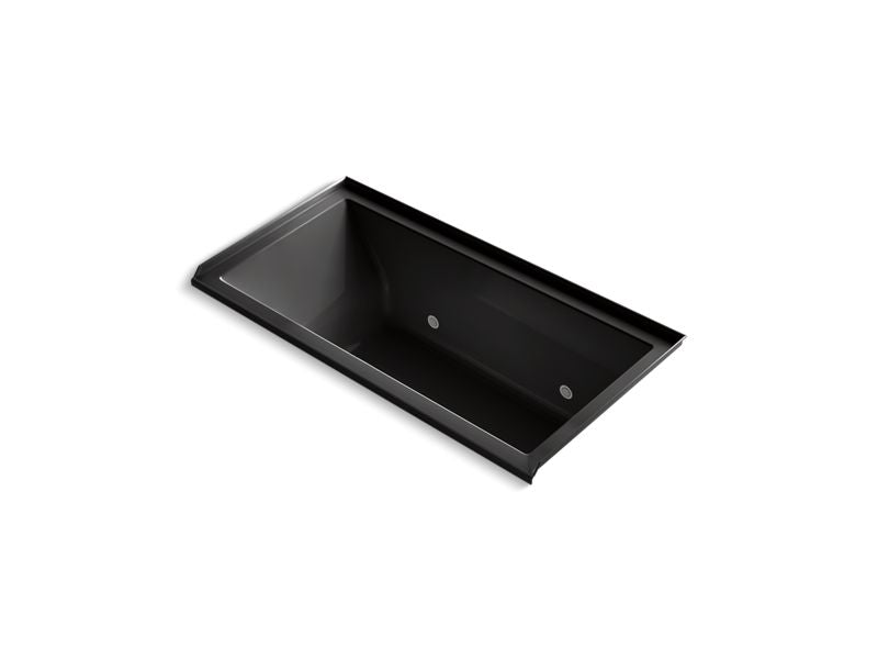 KOHLER K-1167-GVCRW-7 Underscore Rectangle 60" x 30" alcove VibrAcoustic + BubbleMassage(TM) Air Bath with Bask(TM) heated surface, chromatherapy and right hand drain