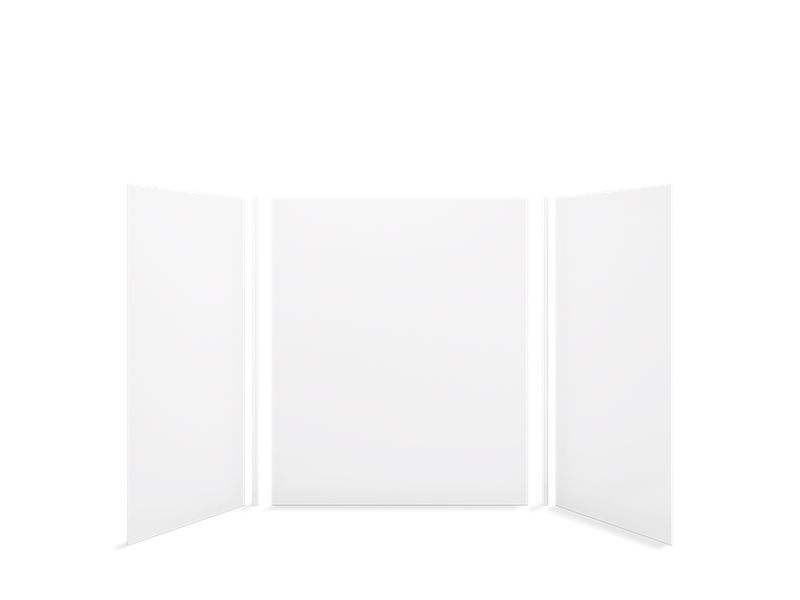 KOHLER 97620-0 Choreograph 60" X 42" X 72" Shower Wall Kit in White