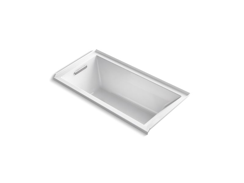 KOHLER K-1167-LVB Underscore 60" x 30" alcove VibrAcoustic bath with left-hand drain