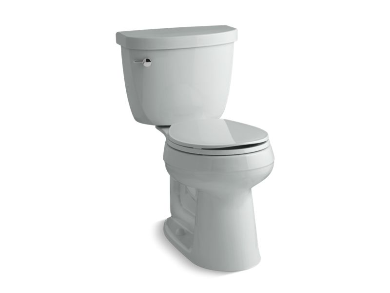 KOHLER K-3888 Cimarron ComForteeight Two-piece round-front 1.6 gpf chair height toilet