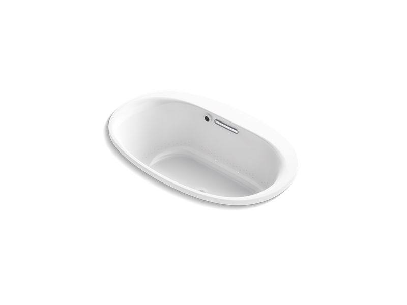 KOHLER K-5714-G-0 Underscore Oval 60" x 36" drop-in BubbleMassage(TM) Air Bath